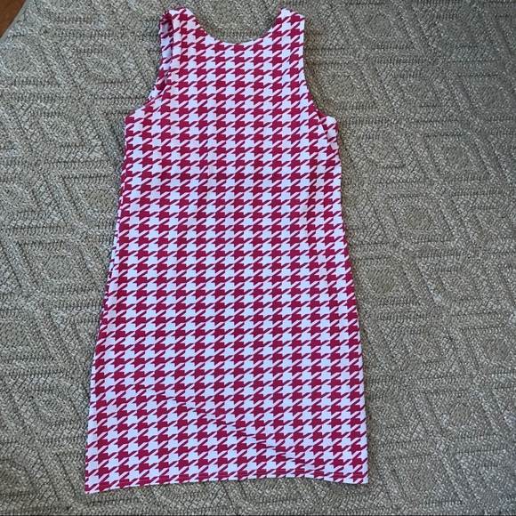 Pink & White Herringbone dress! - Picture 4 of 4